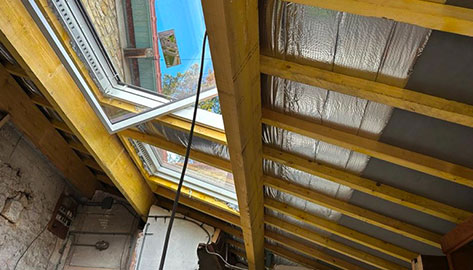 Pose de velux à Sannois (95110) dans le Val d'Oise.