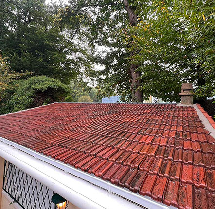 Nettoyage et démoussage de toiture à Sannois (95110) dans le Val d'Oise (95)